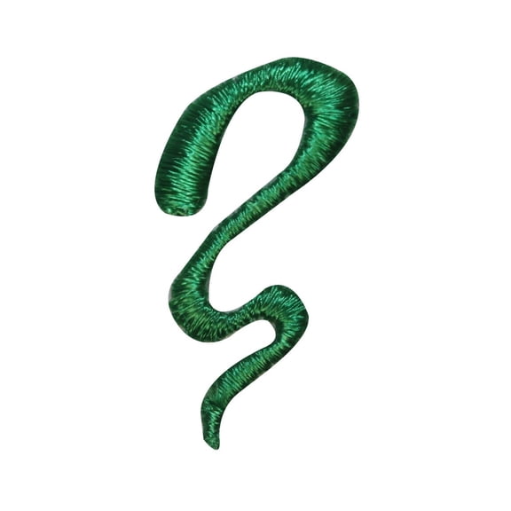 ID 3197E Swirl Craft Lines Patch Draw Paint Line Embroidered Iron On Applique