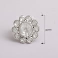 thumbnail image 5 of 1.80 CTW Natural Diamond Polki Classic Mother's Day Gift Ring 925 Sterling Silver Women Mother's Day Gift Jewelry, 5 of 5