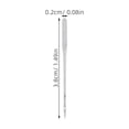 thumbnail image 2 of FONWILYO 100Pcs Steel Sewing Machine Needles for Home Use Versatile Compatible with Vintage and Modern Sewing Machines, 2 of 8