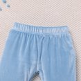 thumbnail image 6 of IDOPIP Baby Girls First Birthday Outfit Winter Snowflake One Romper+ Velvet Bell Pants Cake Smash Outfits, 6 of 8