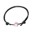 thumbnail image 2 of con Abalorio de Bola, Decoraciones Ajustables, Regalo de Joyería, de Moda Inspiradoras para Adultos, Escuela Deportiva, Y Béisbol Hugo Pulsera con dije de bola, 2 of 6