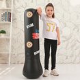 thumbnail image 3 of Columna de boxeo inflable, bolsa de arena para fitness para adultos, columna de juguete para niños con vaso grueso, columna de ataque de ira, regalo, 3 of 5