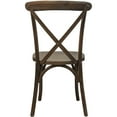 thumbnail image 4 of BizChair 2-pack Dark Driftwood X-Back Chair, 4 of 6