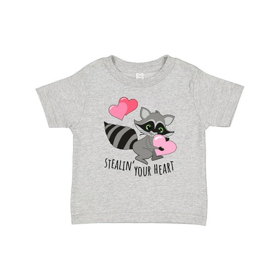 Inktastic Stealin' Your Heart Cute Raccoon Boys or Girls Baby T-Shirt