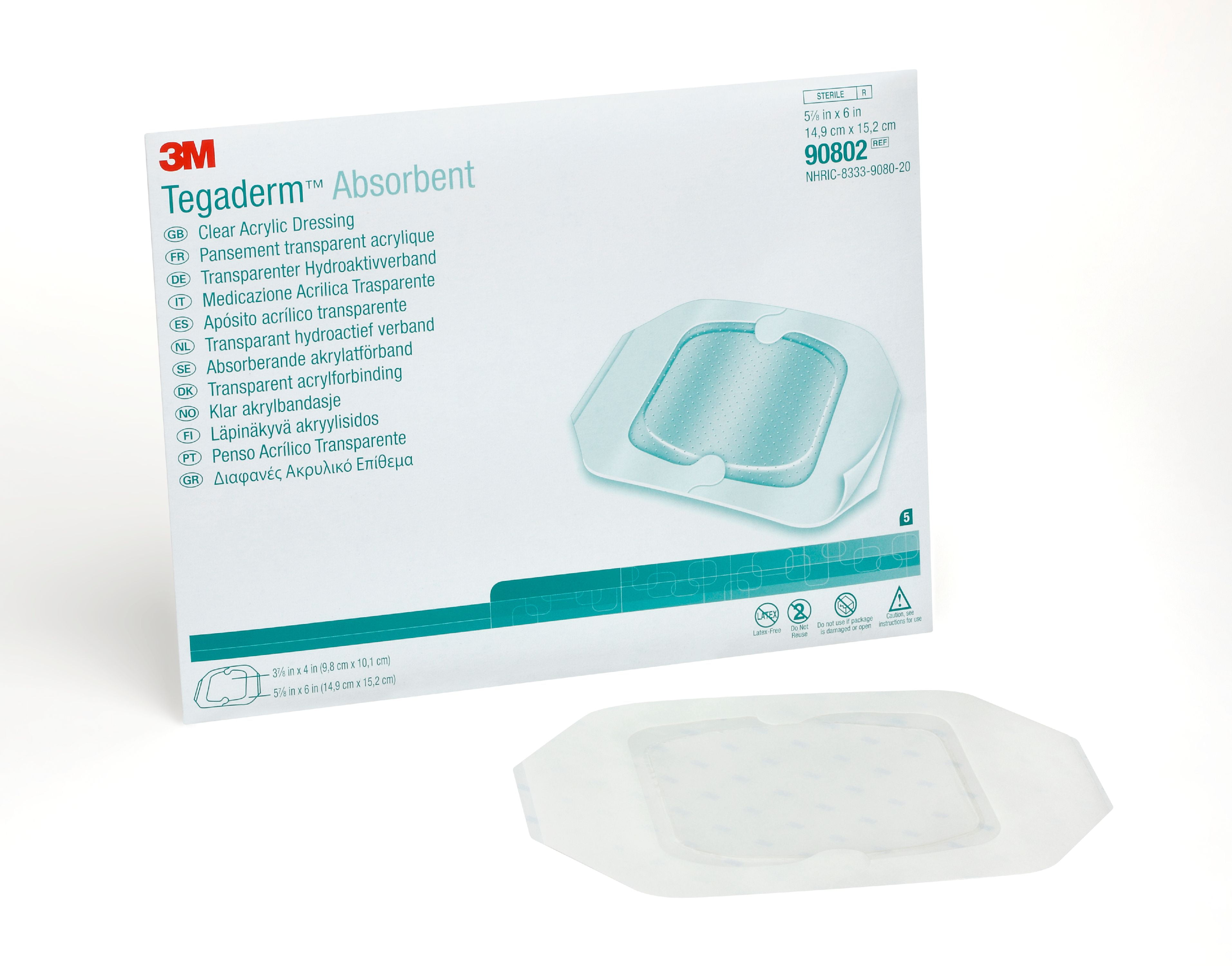 Tegaderm Tranparent Film Dressing Oval 57/8 X 6 Inch 2 Tab Delivery