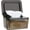 Brown, variant on Wipes Dispenser, Baby Wipes Holder, Refillable Case, Visible and One-Handed Operation, Keep Wipes Fresh and Clean (2 Pack Brown)