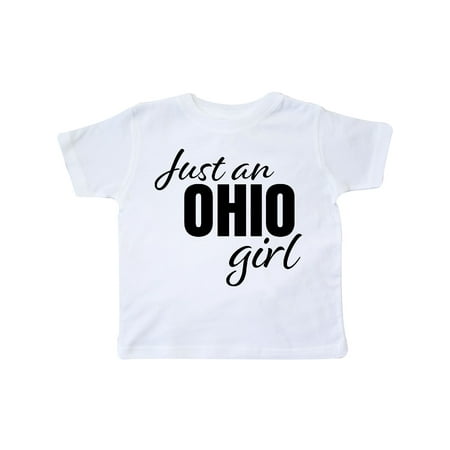 

Inktastic Just an Ohio Girl Born in Ohio Gift Toddler Toddler Girl T-Shirt