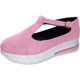 thumbnail image 1 of Sandalias de Cuña Media con Punta Abierta Básica Para Mujer, Sandalias de Punta Abierta Zapatos de Mujer Zapatillas de Deporte Cuñas de Moda Para Mujer Alpargatas Calzado Deportivo de Verano,U-39 Xishao ropa, 1 of 2
