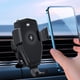 thumbnail image 1 of Cargador inalámbrico rápido para coche de 15 W | Soporte giratorio de 360° para iPhone y Android | Sujeción y detección automáticas | Puerto tipo C | Universal para teléfonos con tecnología Qi, 1 of 9