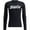 Black, variant on Adult Male Racex Classic Long Sleeve Shirt, Color: Bright White/Olive, Size: XL
