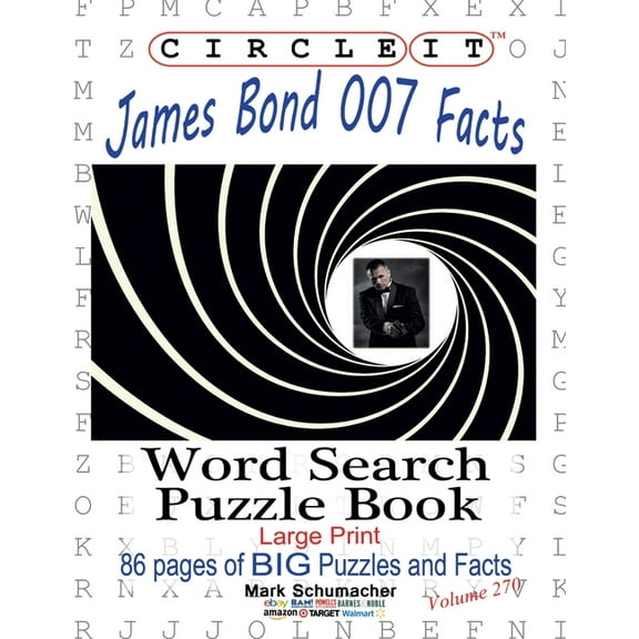 Circle It, James Bond 007 Facts, Word Search, Puzzle Book, (Paperback)