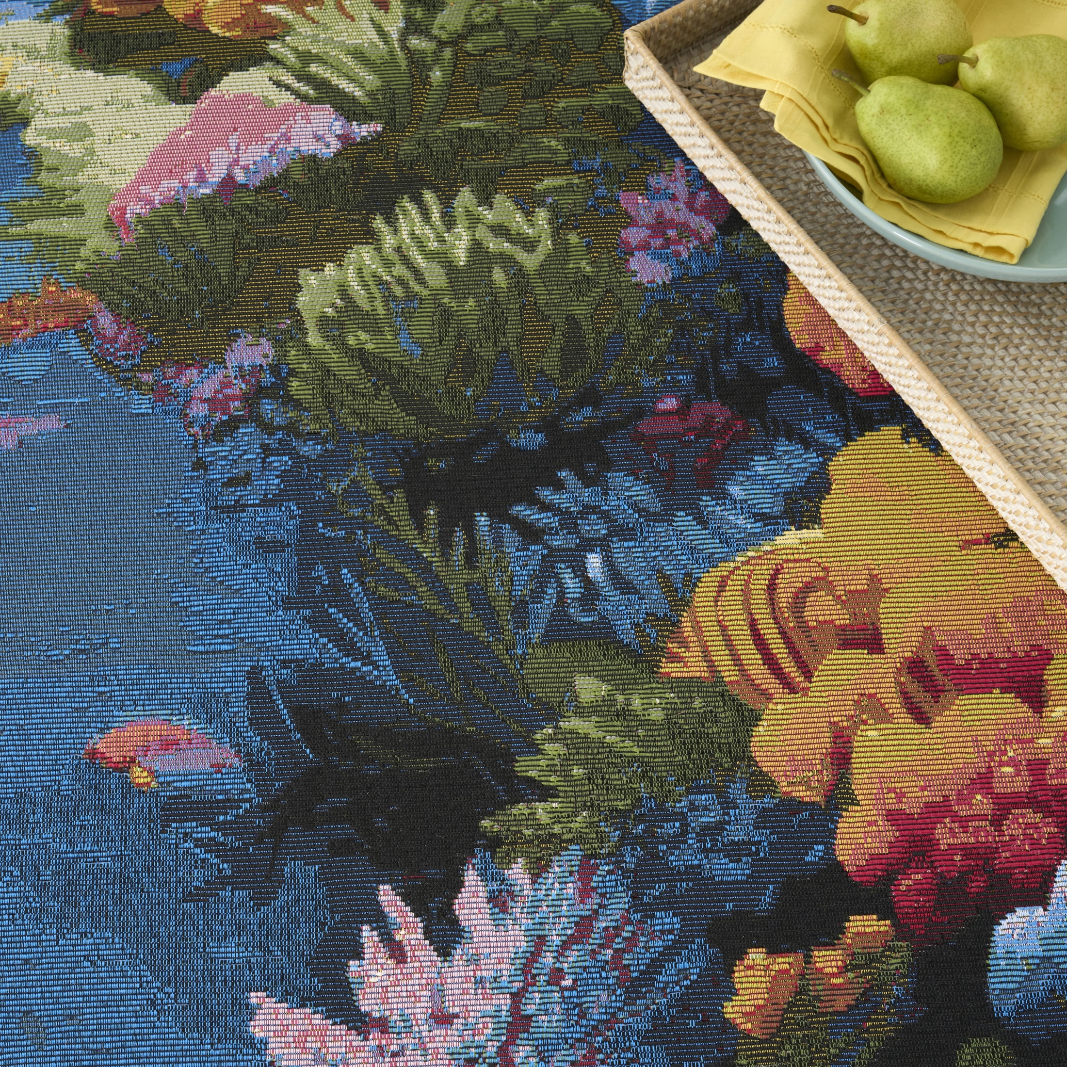 Nourison Color Splash 9'10" x 13'2" Multicolor Coastal, Nautical & Beach Rug
