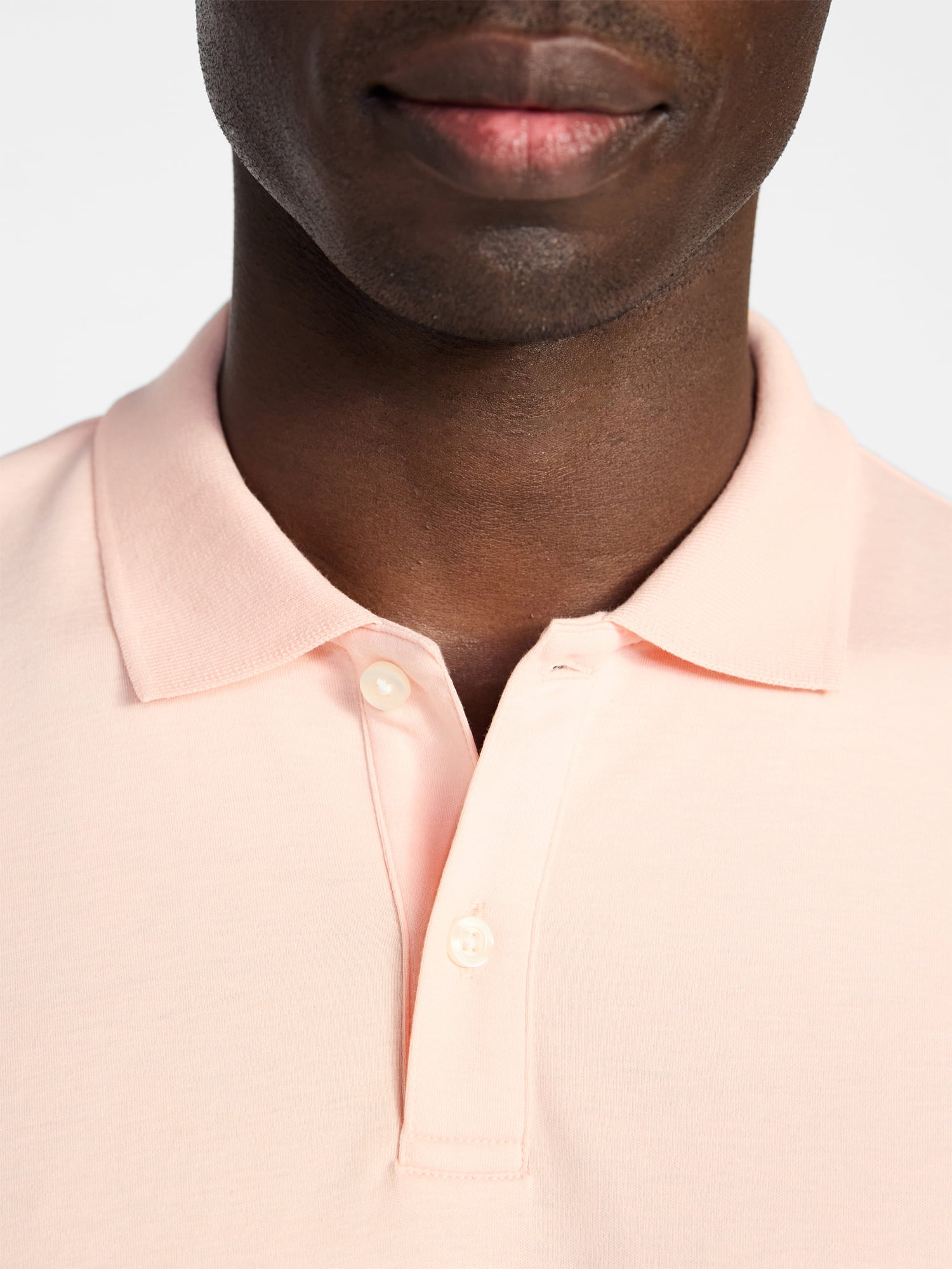 George Men's and Men's Big & Tall Short Sleeve Interlock Polo Shirt, Sizes S-5XL, LT-3XLT