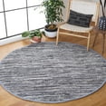 thumbnail image 2 of SAFAVIEH Rag Dania Striped Cotton Runner Rug, Grey, 2'3" x 8', 2 of 10