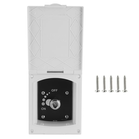 Motorhome Shower Box,1/2in RV Exterior Shower Caravan Accessoy RV Exterior Shower Box Class Leading Features