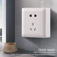 thumbnail image 2 of CIYISON 20mm Square Spacer Plastic Spacer for Single Socket Surround Light Switches Cover, 2 of 9