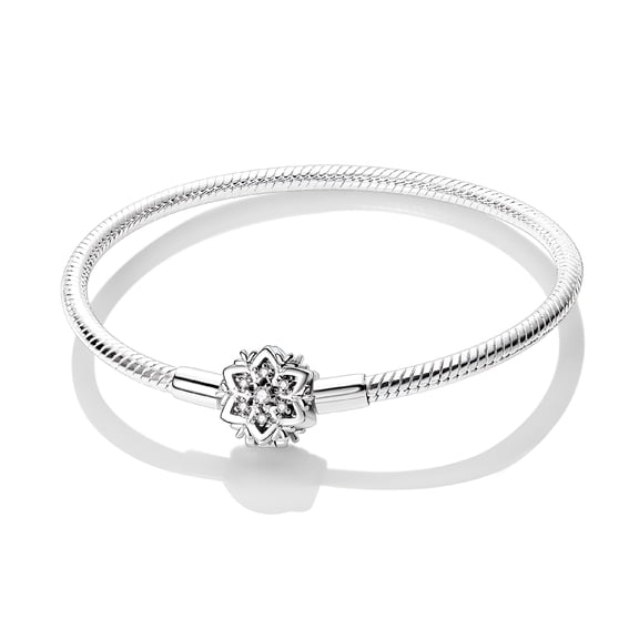 DESIGNICE 925 Sterling Silver Snake Chain Bracelet DIY Charms Bracelet for Women Girls Gifts for Her Silver Charm Bracelet