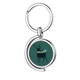 thumbnail image 1 of Festival de Navidad de Elk bufanda patrón Rotating keychain Metal Keyring Holder, 1 of 2