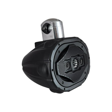 Lanzar AQWB69B 1 x 300 Watts 6 x 9 Inches 4-Way Marine Wake Board Speaker (Black)