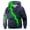 Green, variant on Boys Fleece Lined Sweatshirt Long Sleeve Crewneck Tops Loose Pullover Hooded Sweatshirt Solid Clothes 7-14 Years Blue 9-10 Years