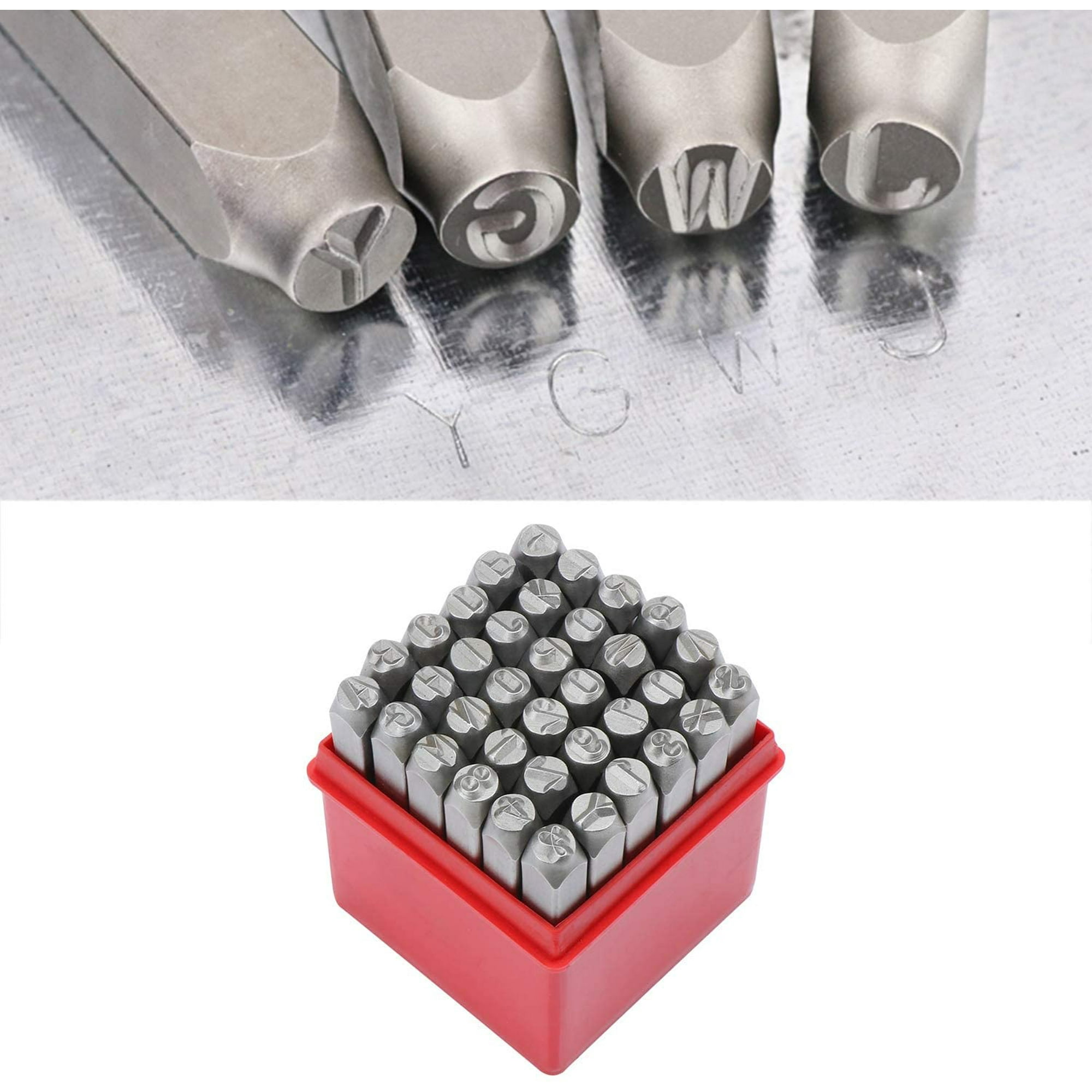 36 Piece Letter & Number Punch Set For Stamping Metal 6mm - Walmart.ca