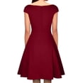 thumbnail image 5 of Petite Summer Dresses for Women Petite Length Dress Casual Dresses Women Party Dress Women's Short Sleeve Elegant A-Line Long Fall Dresses for Women Chiffon Dresses for Women And Evening Gown, 5 of 7