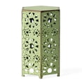 thumbnail image 4 of Crackle Iron Patio Side Table - 14.08"d X 14.08"w 21.81"h, Cut Out, Stylish Element Out In Iron, Furniture, 4 of 5