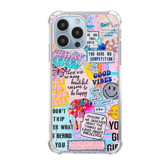 Lifestyle Quotes Case Compatible with iPhone 11 Pro Max,Unique Art Design TPU Shock-proof Full Cover