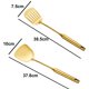 thumbnail image 2 of Juego de utensilios de cocina de acero inoxidable, 2 utensilios de cocina, colorido juego de utensilios de cocina chapados en titanio, 2 of 5
