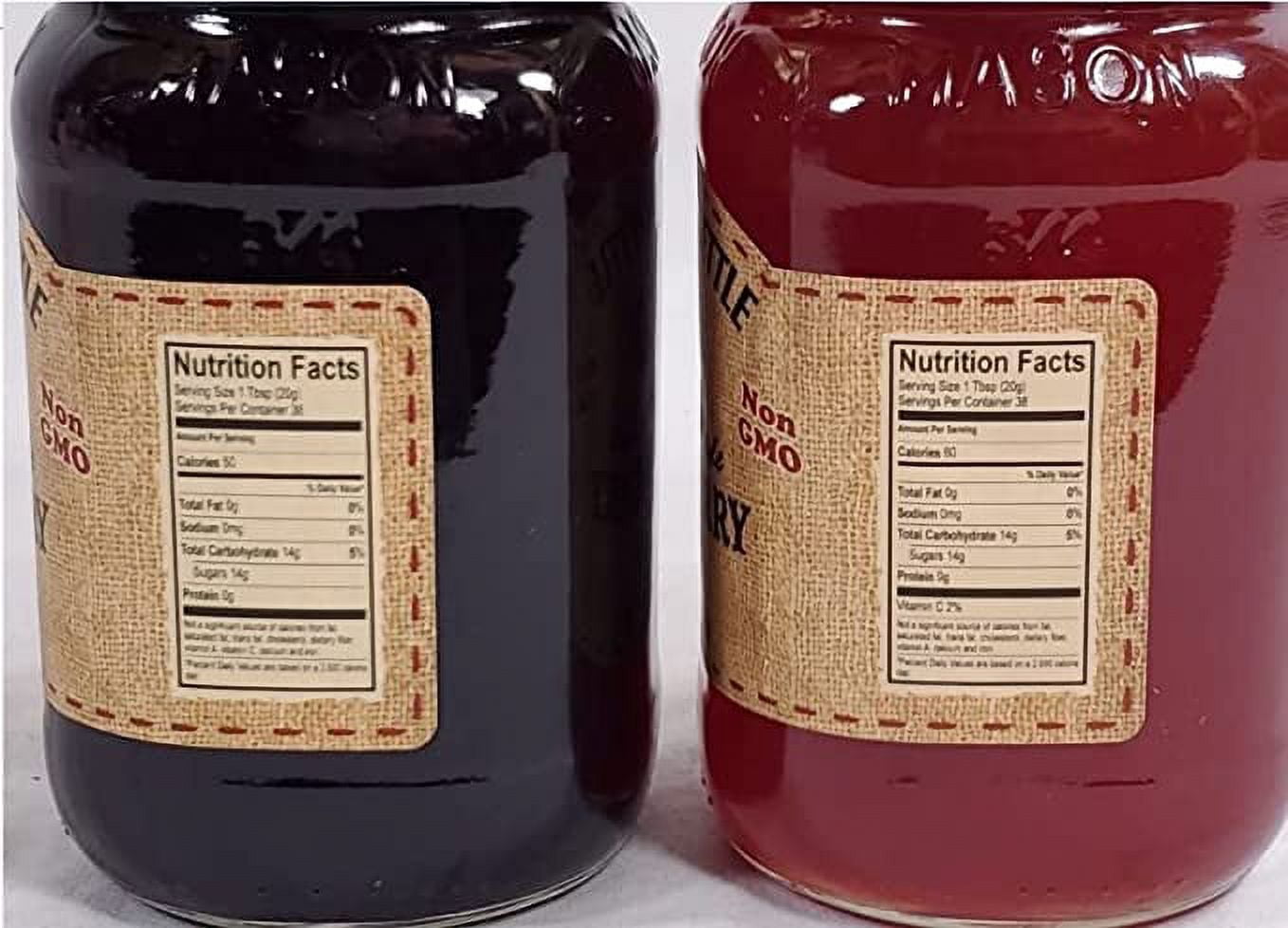 The Dutch Kettle Amish Seedless Blackberry & Strawberry Jam 219 Oz Jars