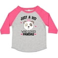 thumbnail image 3 of Inktastic Cute Panda for Girls Girls Toddler T-Shirt, 3 of 5