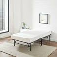 thumbnail image 3 of Mainstays Twin XL 14" High Profile Foldable Steel Platform Bed Frame with Storage Space Under Frame, No Box Spring Required, Black, 3 of 17