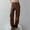 Coffee, variant on Women's Retro Overalls Women's 2022 Spring And Autumn New Fashion Hot Girl Loose High Waist Multi-pocket Casual Straight Pants Slacks for Business