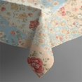 thumbnail image 4 of Pioneer Flower Floral Print Pattern Rectangle Tablecloth 60"x120", Waterproof Polyester Table Cloth, Wipeable Spillproof for Dining Camping Indoor Outdoor, 4 of 6
