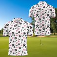 thumbnail image 4 of Aplkyhs Funny Matching Golf Shirts for Couple Heart Dog Paw His and Hers Golf Shirts Matching Soft and Comfortable for Man Breathable Fabric Lightweight Suitable for Outdoor Sports, 4 of 6