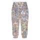 thumbnail image 4 of Mujeres Capri Pantalones Casual Suelto Largo Pantalones de Impresión con Corbata Elástica Cintura Y Bolsillos, 4 of 6
