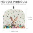 thumbnail image 6 of HELLHERO Teapot Dust Cover Flowers 1Pcs Insulation Easy to Use & Clean, Rabbit Easter Egg Pattern, 6 of 6