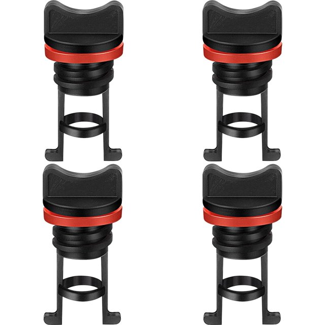 Kit de tapón de drenaje para Kayak de nailon, tapones de drenaje de rosca de calidad, tapones de drenaje de rosca para casco de barco y canoa, para Kayak, bote, canoa