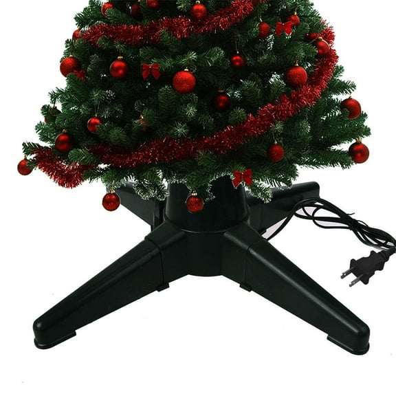 Christmas Tree Electric Rotating Stand Heavy-Duty Artificial Tree Stand Base Bracket