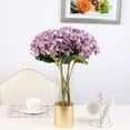 thumbnail image 3 of CSCHome 3PCS Artificial Hydrangea Flower,Faux Hydrangea Bouquet,Wedding Arrangement,Home Decoration, 3 of 10
