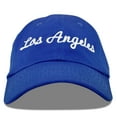thumbnail image 2 of DALIX Los Angeles Baseball Cap Mens Womens Hats LA in Royal Blue, 2 of 6