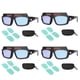 thumbnail image 1 of 4X Casco de Máscara de Soldadura de Oscurecimiento Automático con Energía Solar Gafas de Soldador Lente Anti-, 1 of 5
