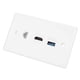 thumbnail image 4 of Panel de Enchufe ANGGREK CAT6 Placa de Pared Con Clip USB, 4 of 8