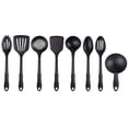 thumbnail image 5 of Mainstays Kitchen Utensil Set, Nylon, Comfort Grip Handles, 8-Piece, Black, 5 of 5