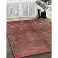 thumbnail image 2 of Ahgly Company Indoor Rectangle Mid-Century Modern Copper Red Pink Solid Area Rugs, 5' x 8', 2 of 6