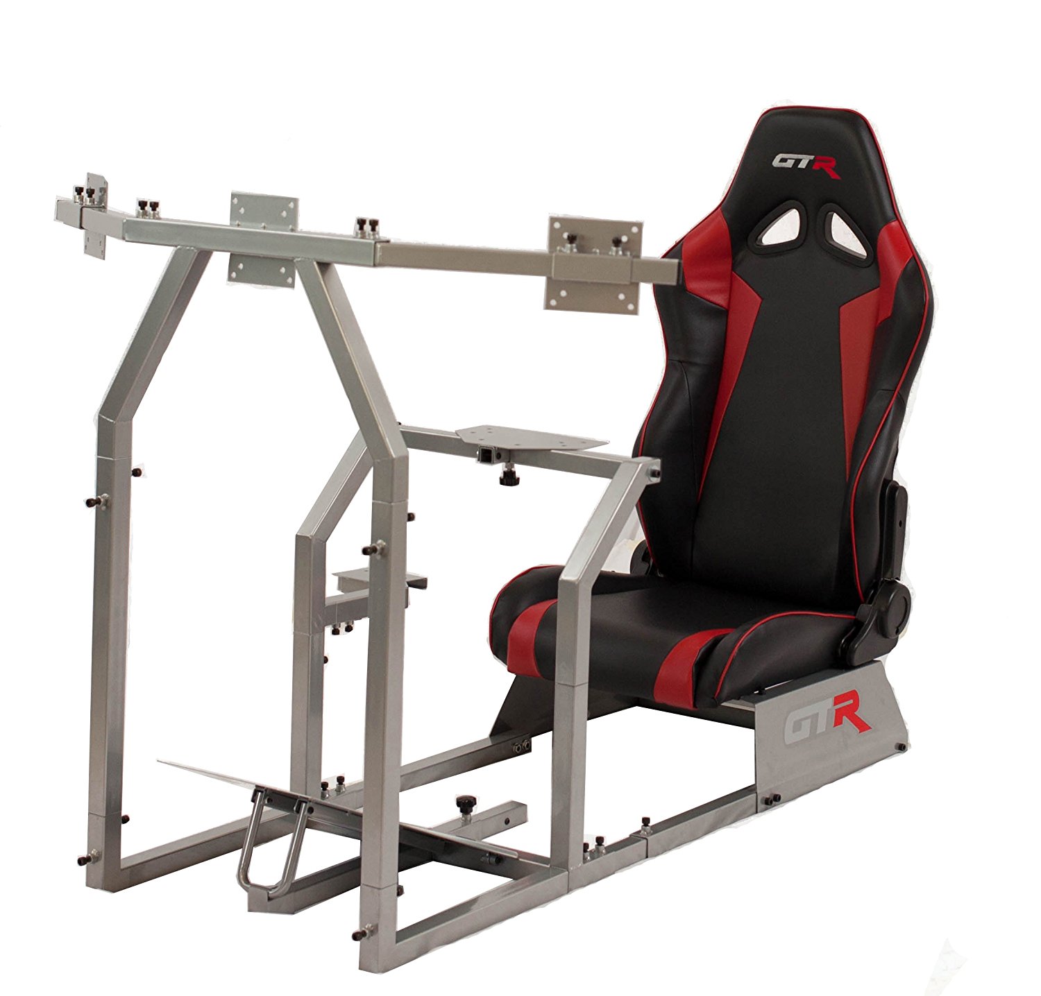 GTR Racing Simulator GTAFSS105LBLKRD GTAF Model (Silver) Triple or