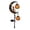 A, variant on Solar Halloween Black Cat & Pumpkin Moon Garden Stake Light, Waterproof Solar Black Cat on Crescent Moon with Hanging Pumpkin Lantern, Outdoor Halloween Yard Decor for Garden, Patio, Lawn(1pcs)