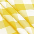 thumbnail image 3 of TRAHOO-60 x 120 Inch Checkered Tablecloth Rectangle - Stain Resistant, Spillproof and Wahable Gingham Table Cloth for Outdoor Picnic, Kitchen and Holiday Dinner, Yellow and White, 3 of 4