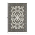 thumbnail image 3 of Rugs America Jasmine NDY01 Ivory Light Blue Oriental Traditional Ivory Area Rug, 2'3"x8', 3 of 6