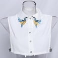thumbnail image 2 of Encaje Gasa Mujer Extraíble Vintage Media Camisa Extraíble Blusa de Cuello Falso - Estilo 9 Macarena Cuello de camisa, 2 of 8